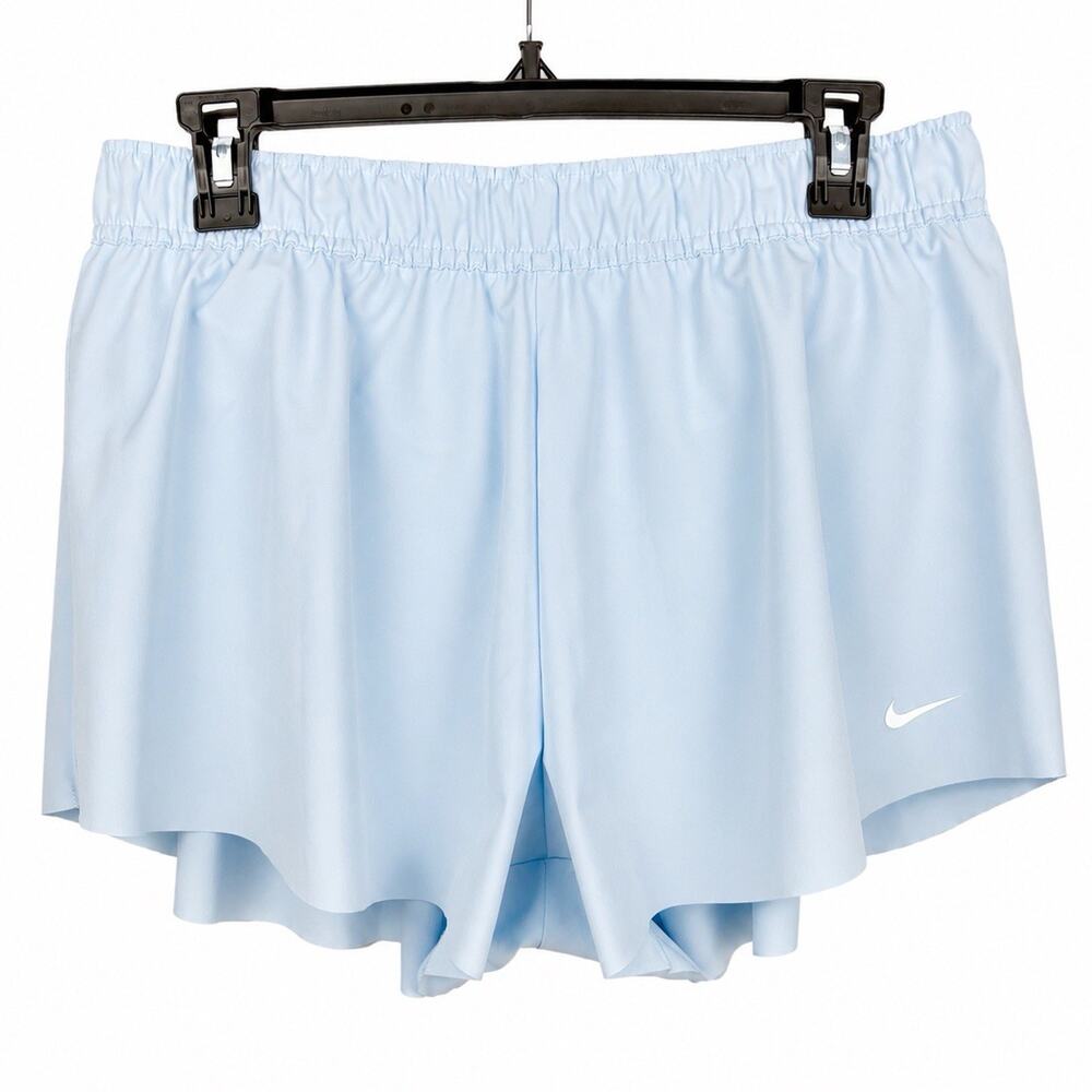 Nike One Dri-FIT Running Shorts Women’s M Light Blue Athletic IM7050-441 NWOT
